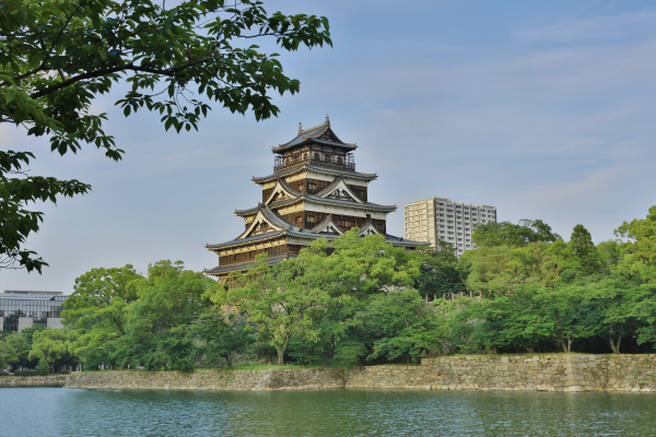 castillo de hiroshima japon